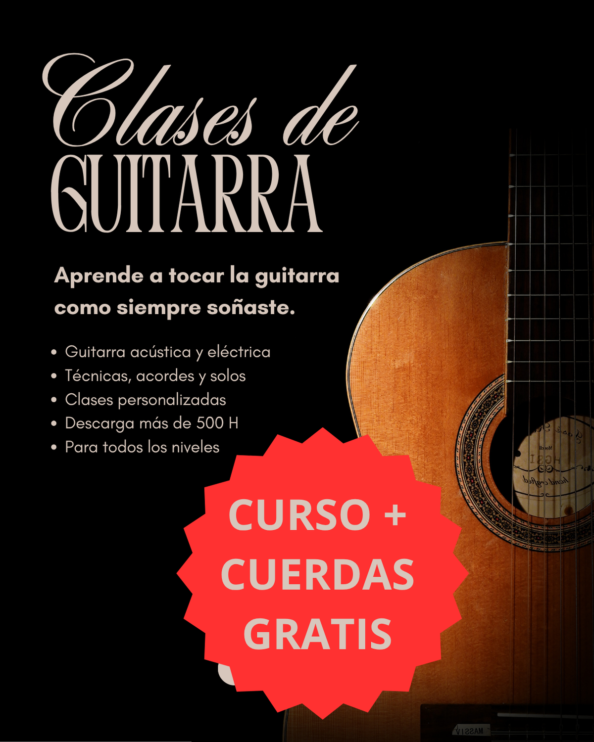 Curso de guitarra Online